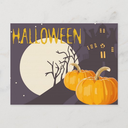 Halloween Greetings Briefkaart (Voorkant)