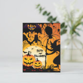 Halloween greetings_ briefkaart (Staand voorkant)