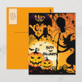 Halloween greetings_ briefkaart (Voorkant / Achterkant)