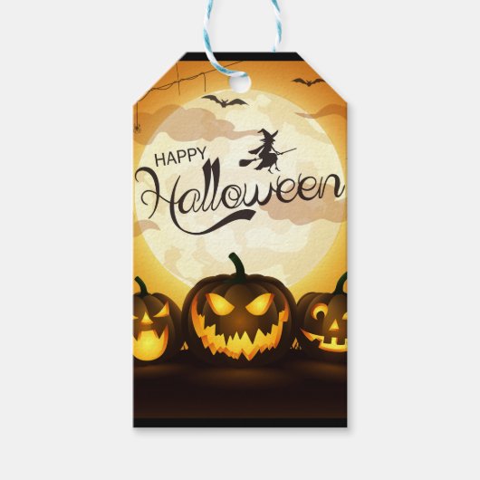 Halloween Greetings Cadeaulabel (Voorkant)