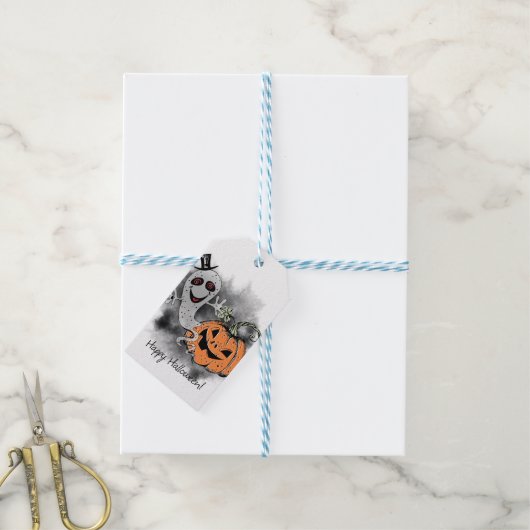 Halloween Greetings Cadeaulabel (Met Touw)