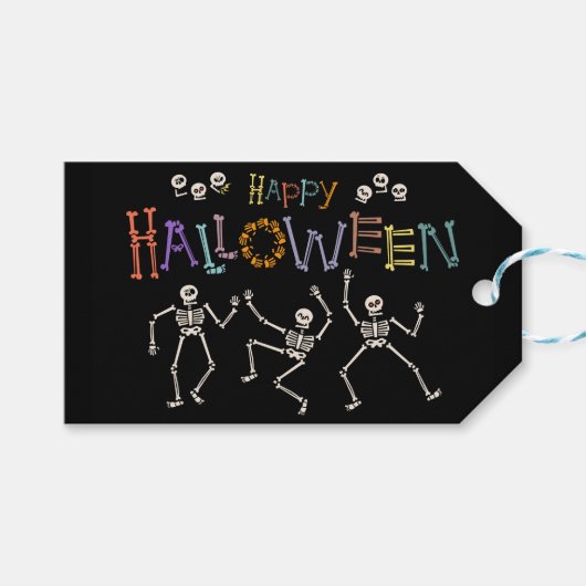 Halloween Greetings Cadeaulabel (Voorkant (Horizontaal))