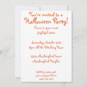  Halloween Greetings, Child Witch met Kat Kaart (Achterkant)