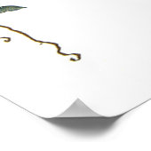  Halloween Greetings, Child Witch met Kat Poster (Hoek)