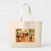  Halloween Greetings Dansans Grote Tote Bag (Voorkant)
