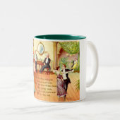 Halloween Greetings Dansans Tweekleurige Koffiemok (Voorkant rechts)