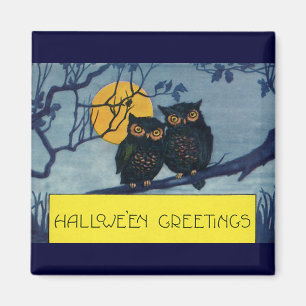 Halloween Greetings, eigenaar van Tree w Moon Magneet