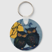 Halloween Greetings, eigenaar van Tree w Moon Sleutelhanger (Achterkant)