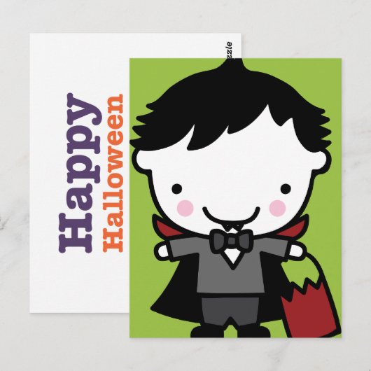 Halloween Greetings for Kids Briefkaart (Voorkant / Achterkant)