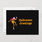 Halloween Greetings Goblin Briefkaart (Voorkant / Achterkant)