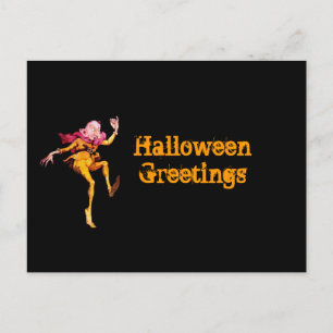 Halloween Greetings Goblin Briefkaart