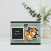 Halloween Greetings Kaart (Staand voorkant)