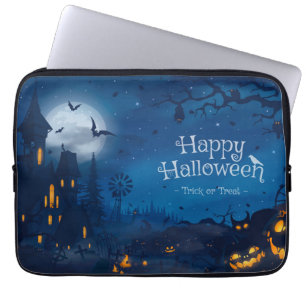 Halloween Greetings Laptop Sleeve