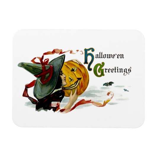 Halloween Greetings Magneet (Horizontaal)
