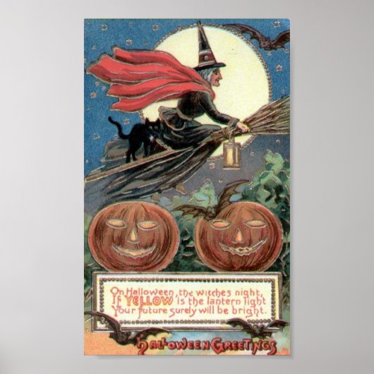 Halloween Greetings Poster (Voorkant)
