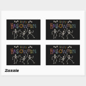 Halloween Greetings Rechthoekige Sticker (Vel)