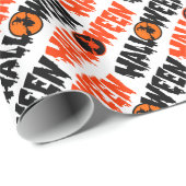 Halloween Greetings Spooky Witch Cadeaupapier (Rol Hoek)