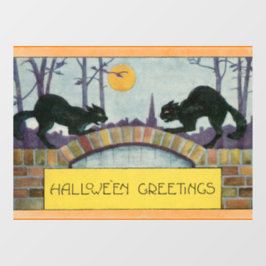  Halloween Greetings Window Cling Raamsticker