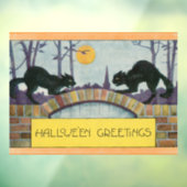  Halloween Greetings Window Cling Raamsticker (Vel 3)