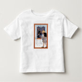 Halloween GreetingSpiders bij het Venster Kinder Shirts (Voorkant)