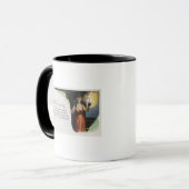 Halloween GreetingVrouw met kaars Mok (Voorkant links)