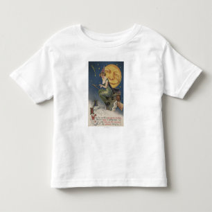 Halloween GreetingWitch in Flight Kinder Shirts