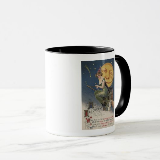 Halloween GreetingWitch in Flight Mok (Voorkant rechts)
