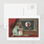 Halloween GreetingWitch van het Venster Briefkaart (Voorkant / Achterkant)