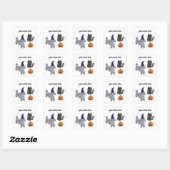 Halloween Grey Podle #1-3 Stickers (Vel)
