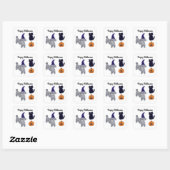 Halloween Grey Podle #2-2 Stickers (Vel)