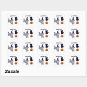 Halloween Grey Podle #2-3 Stickers (Vel)