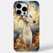 Halloween Greyhound met pompoenen eng Case-Mate iPhone Case (Achterkant)