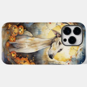 Halloween Greyhound met pompoenen eng Case-Mate iPhone Case (Achterkant (horizontaal))