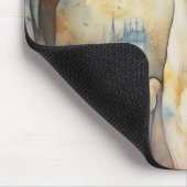 Halloween Greyhound met pompoenen eng Muismat (Hoek)