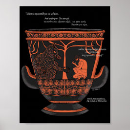 Halloween Griekse Mythologie Weerwolf Kunstprint Poster