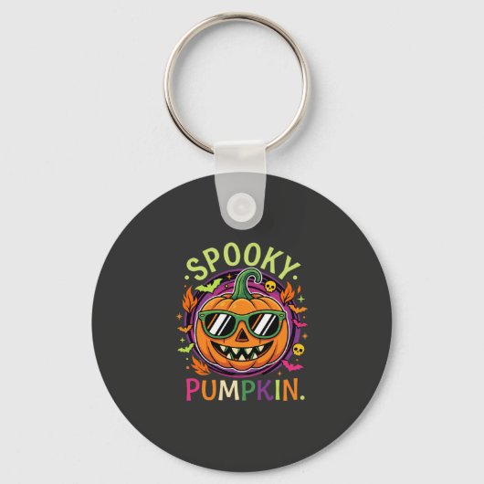 Halloween Griezeld Pump Zonnebril Vector Sleutelhanger (Voorkant)