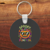 Halloween Griezeld Pump Zonnebril Vector Sleutelhanger (Voorkant)