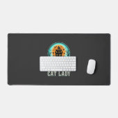 Halloween Griezeldame Huis Design_1 Bureaumat (Keyboard & Muis)