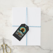 Halloween Griezeldame Huis Design_1 Cadeaulabel (Met Touw)