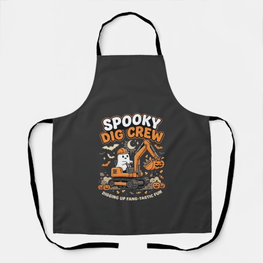 Halloween Griezeldelvers Schort (Voorkant)