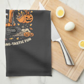 Halloween Griezeldelvers Theedoek (Quarter Fold)