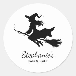 Halloween Griezeldokter Vliegende baby shower Ronde Sticker