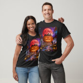 Halloween Griezeldonker Eclipse 2 Wandklok T-shirt (Unisex)