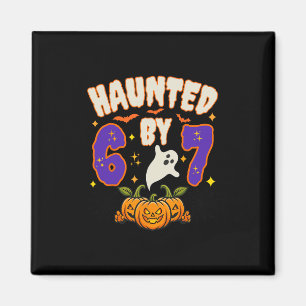 Halloween Griezelen 67 Nummer 67 Zes Zeven Meme Gr Magneet