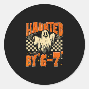 Halloween Griezelen 67 Six Seven Meme 1 (10) Ronde Sticker