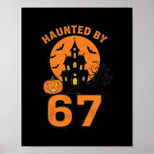 Halloween Griezelen 67 Six Seven Meme 1 (1) Poster (Voorkant)