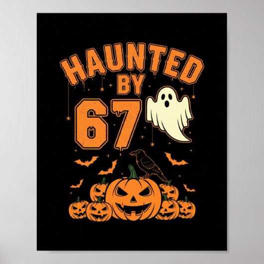 Halloween Griezelen 67 Six Seven Meme 1 (21)  Poster (Voorkant)