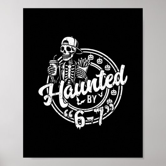 Halloween Griezelen 67 Six Seven Meme 1 (2)  Poster (Voorkant)