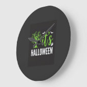 Halloween Griezelen Boom Vleermuizen Vector Design Grote Klok (Hoek)