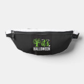 Halloween Griezelen Boom Vleermuizen Vector Design Heuptasje (Liggend)